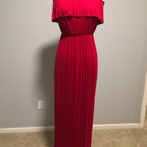 Julies Closet red maxi dress